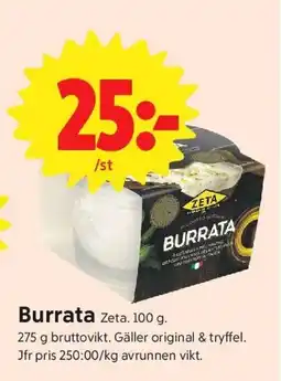 ICA Nära Zeta Burrata erbjuda