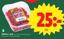 ICA Nära ICA Hallon i ask erbjuda