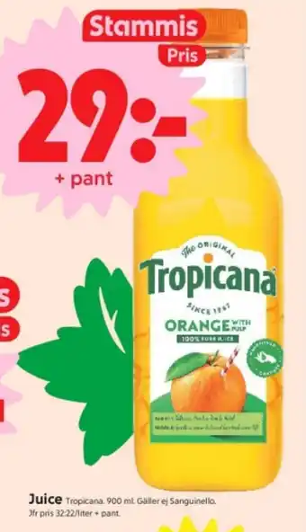 ICA Nära Tropicana Juice erbjuda