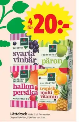 ICA Nära Kiviks Lättdryck erbjuda