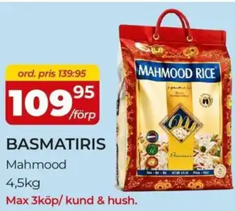 Matrix Butikerna Mahmood Basmatiris erbjuda