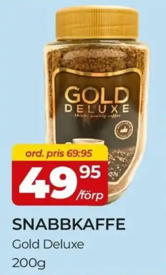 Matrix Butikerna Gold Deluxe Snabbkaffe erbjuda