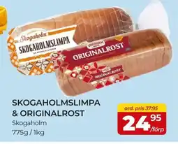 Matrix Butikerna Skogaholm Skogaholmslimpa & originalrost erbjuda