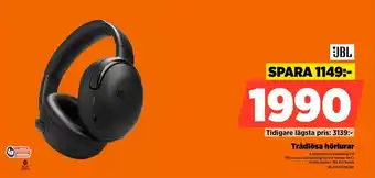 Power Jbl Trådlösa hörlurar erbjuda