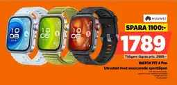 Power Huawei WATCH FIT 4 Pro Utrustad med avancerade sportlägen erbjuda