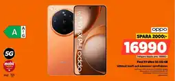 Power Oppo Find X9 Ultra 5G 512 GB Ultimat kraft och kameror i proffsklass erbjuda