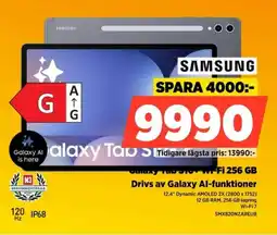 Power Samsung Galaxy Tab S10 WI-FI 256 GB Drivs av Galaxy Al-funktioner erbjuda
