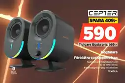 Power Cepter Högtalare Förbättra spelupplevelsen erbjuda