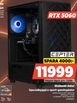Power Cepter Stationär dator Specialbyggd e-sport-gamingdator erbjuda