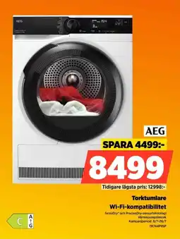Power Aeg Torktumlare Wi-Fi-kompatibilitet erbjuda