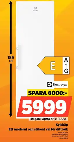 Power Electrolux Kylskåp Ett modernt och stilrent val för ditt kök erbjuda