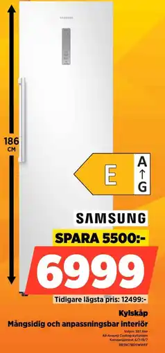 Power Samsung Kylskåp Mångsidig och anpassningsbar interiör erbjuda
