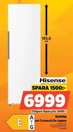 Power Hisense Kylskåp hed ConnectLife-appen erbjuda