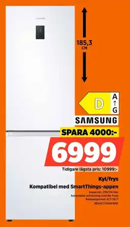 Power Samsung Kyl/frys Kompatibel med SmartThings-appen erbjuda