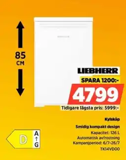 Power Liebherr Kylskåp Smidig kompakt design erbjuda