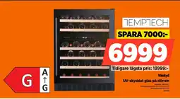 Power Temptech Vinkyl UV-skyddat glas på dörren erbjuda
