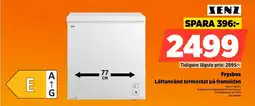Power Senz Frysbox Lättanvänd termostat på framsidan erbjuda