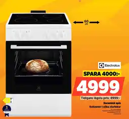 Power Electrolux Keramisk spis Kokzoner i olika storlekar erbjuda