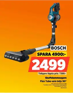 Power Bosch Skaftdammsugare Flex Tube-arm böjs 90° erbjuda