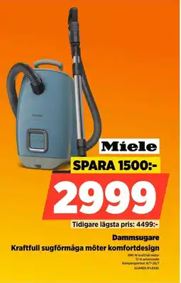 Power Miele Dammsugare Kraftfull sugförmåga möter komfortdesign erbjuda