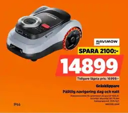 Power Navimow Gräsklippare Pålitlig navigering dag och natt erbjuda