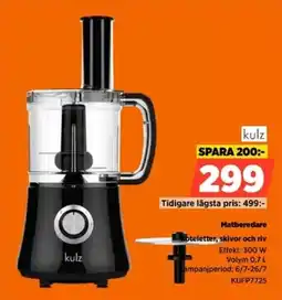 Power Kulz Matberedare Koteletter, skivor och riv erbjuda