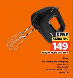 Power Senz Elvisp För bakning och matlagning! erbjuda