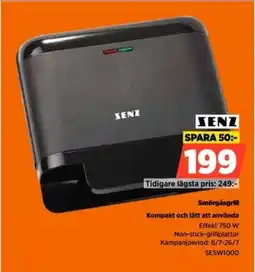 Power Senz Smörgåsgrill Kompakt och lätt att använda erbjuda