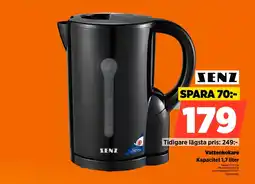 Power Senz Vattenkokare Kapacitet 1,7 liter erbjuda