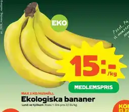 Stora Coop Ekologiska Bananer erbjuda