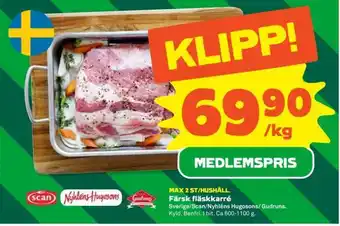 Stora Coop Färsk fläskkarré erbjuda