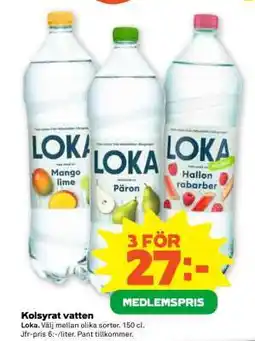 Stora Coop Kolsyrat vatten erbjuda