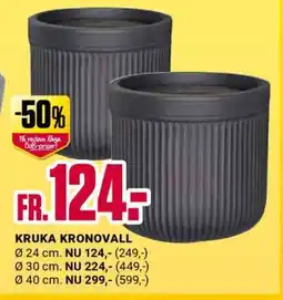 ÖoB KRUKA KRONOVALL Ø 24 cm erbjuda