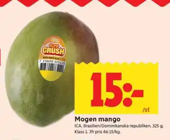 ICA Supermarket Mogen Mango erbjuda
