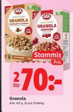 ICA Supermarket GRANOLA erbjuda