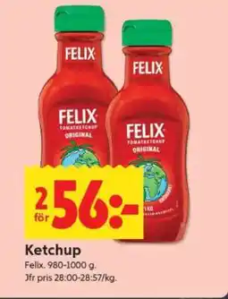 ICA Supermarket Ketchup erbjuda