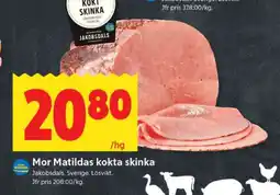 ICA Supermarket Mor Matildas kokta skinka erbjuda