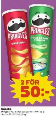 Coop Pringles erbjuda