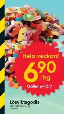 DollarStore Lösviktsgodis erbjuda