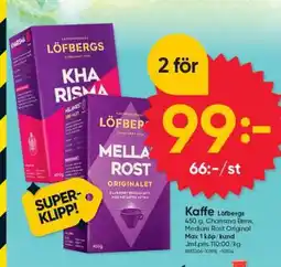 DollarStore KAFFE LÖFBERGS erbjuda