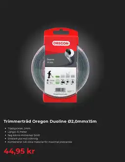 Granngården Trimmertråd Oregon Duoline Ø2,0mmx15m erbjuda