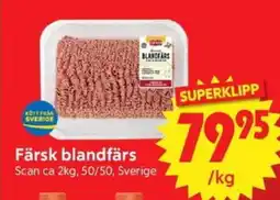 Nya Pulsen Scan Färsk blandfärs erbjuda