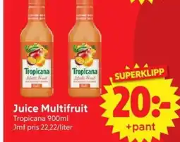 Nya Pulsen Tropicana Juice Multifruit erbjuda