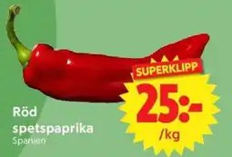 Nya Pulsen Röd spetspaprika erbjuda