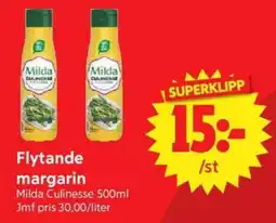 Nya Pulsen Milda Flytande margarin erbjuda