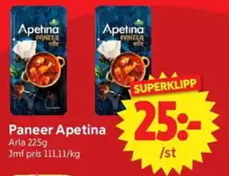 Nya Pulsen Arla Paneer Apetina erbjuda