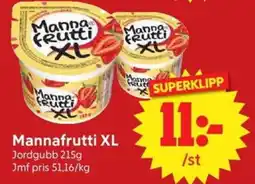 Nya Pulsen Mannafrutti XL erbjuda