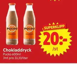 Nya Pulsen Pucko Chokladdryck erbjuda