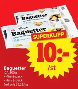 Nya Pulsen ICA Baguetter erbjuda