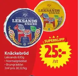 Nya Pulsen Leksands Knäckebröd erbjuda
